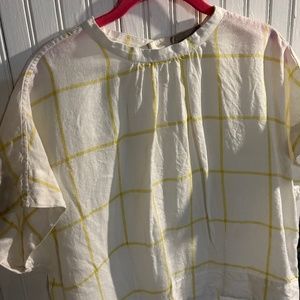 Everlane Linen Drape Top